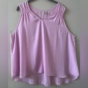 Cato Lavender V-Neck Sleeveless Camisole